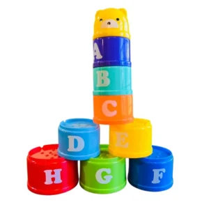 Educational Stacking Cups (Alphabet & Number Set)